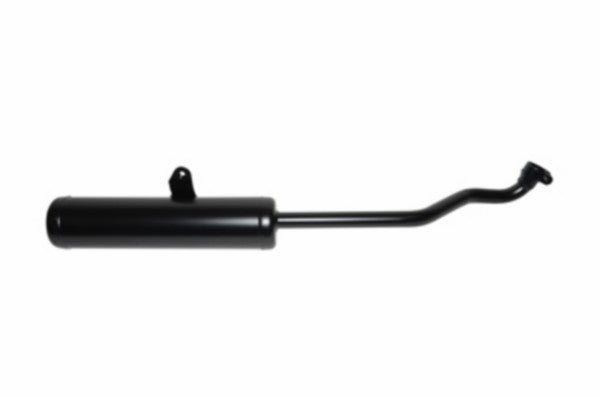 Uitlaat Origineel Model 25KM (Made In EU) 23.5mm Zwart Si Mix