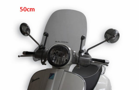 Windscherm Malossi met Bevestigingsset Smoke 50cm Gts, Gts 125cc, Gts 250cc, Gts Alle Mod., Gts Super 300cc 4515118