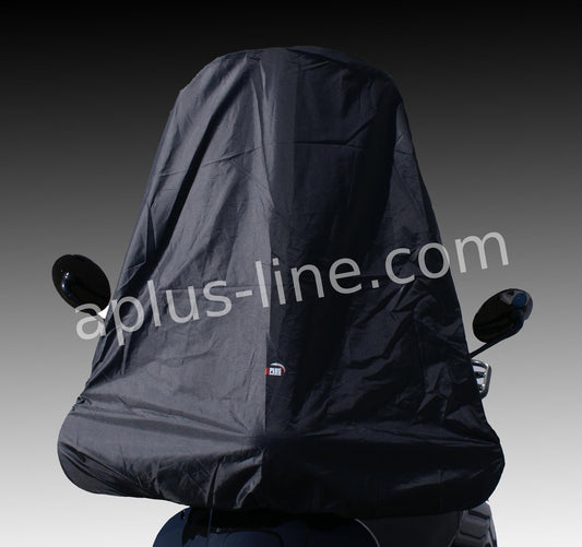 Windscherm Hoes – Zwart – 80 × 72 cm – Beschermt tegen Zon (geen smeltende km-tellers)
