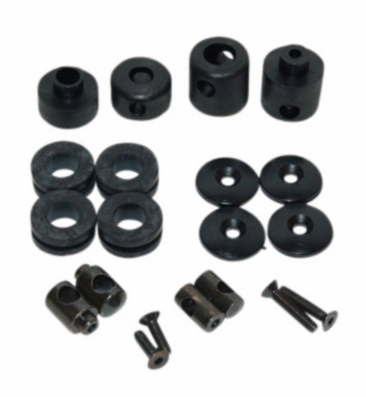 Windscherm Piaggio Origineel Dop Set Zwart ZIP2000, ET2-ET4, Vespa Lx, Vespa S 445809