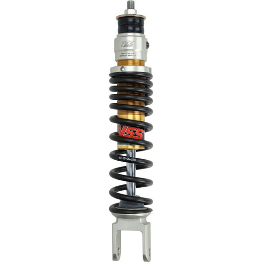 Schokbreker Yss Gasgevuld E-serie 270mm Zwart/goud Piaggio, Fly, Fly 4T, Fly 4T Rst