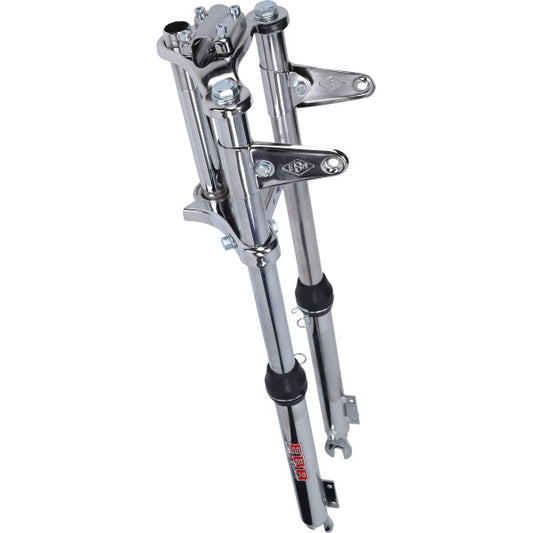 Voorvork EBR Lang Breed Compleet Chroom Puch Maxi