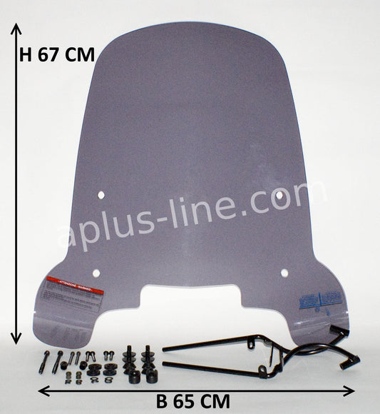 Windscherm Aplus – Peugeot New Vivacity Smoke (Na 2008)