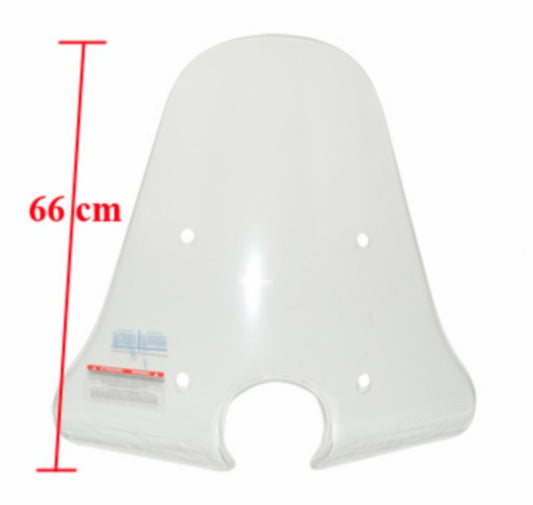 Windscherm Piaggio Origineel zonder Bev.set 66cm Lxv 624757