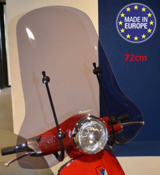Windscherm Regia met Bevestigingsset Hoog (Made In EU) Mod. Orig 72cm Smoke Primavera