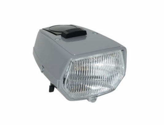 Koplamp DMP Vierkant + Schakelaar A-kwaliteit 115mm Grijs Puch Maxi