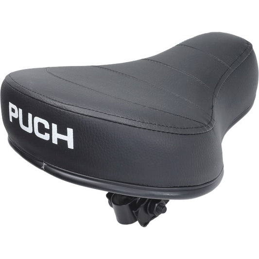 Zadel Laag met Opdruk (Made In EU) Zwart Puch Maxi