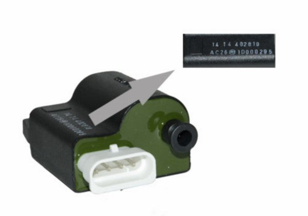 Bobine/cdi-unit Piaggio Origineel 25KM EURO-2 Ducati Fly New 2012, Primavera 4T-2V, Sco Piaggio 4T-2V, Sprint 4T-2V 1D000295