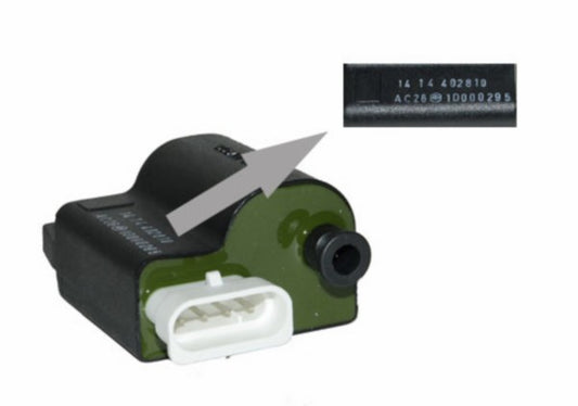Bobine/cdi-unit Piaggio Origineel 25KM EURO-2 Ducati Fly New 2012, Primavera 4T-2V, Sco Piaggio 4T-2V, Sprint 4T-2V 1D000295