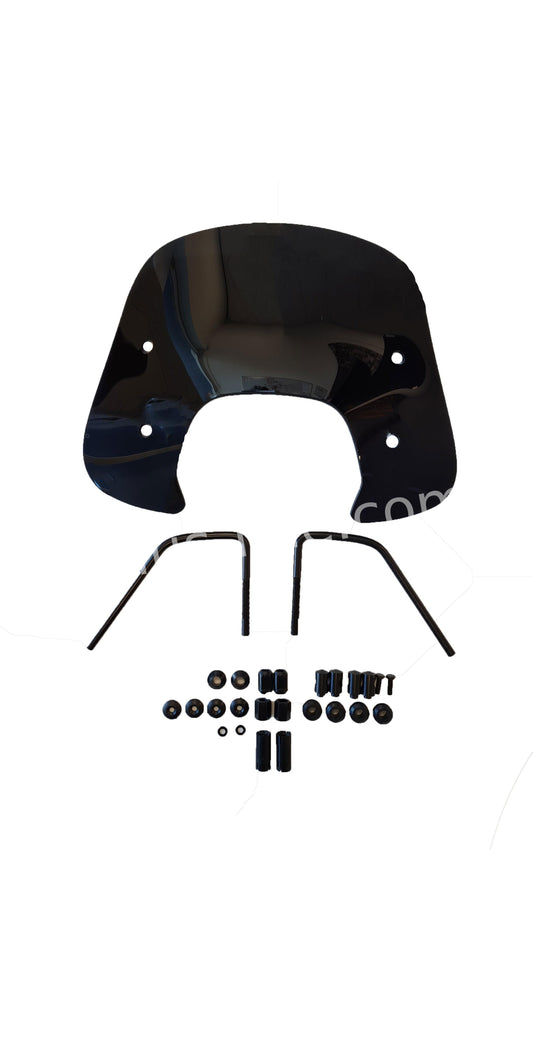 Windscherm Laag Zwart Glans Vespa Sprint