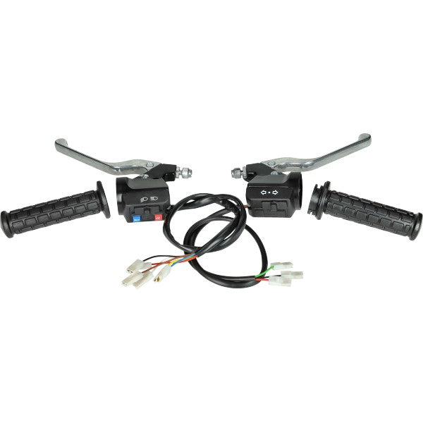 Hendel Set Blokhendel Hercu/Sachs (Made In EU) + Schakelaars Kreidler, Zundapp