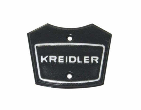 Plaatje + Logo Koplamphuis Boven Antraciet Kreidler