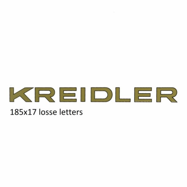 Sticker Woord [Kreidler] Goud
