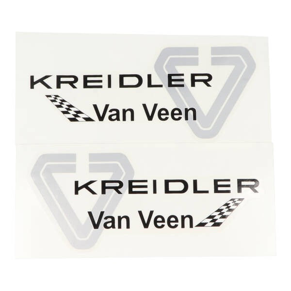 Sticker Kreidler van Veen Zwart/grijs