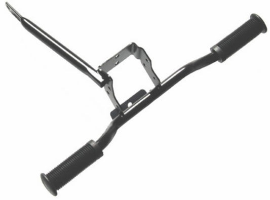 Voetsteunbeugel + Rubbers (Made In EU) Zwart Kreidler