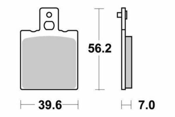 Remblokset Sbs voor Extrema, Rs Ot, Tuono 138HF