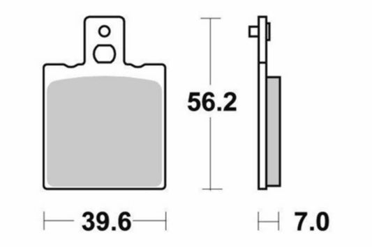 Remblokset Sbs voor Extrema, Rs Ot, Tuono 138HF