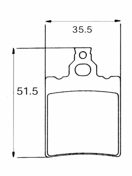 Remblokset Sbs Achter AF1, Rs Ot, RS1999, Rx, Tuareg 106HF