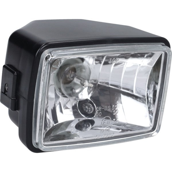 Koplamp E-keur Orig Mod.vierkant 150mm Zwart A3, Sachs Prima, Tomos A35, Camino