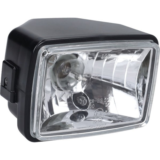 Koplamp E-keur Orig Mod.vierkant 150mm Zwart A3, Sachs Prima, Tomos A35, Camino