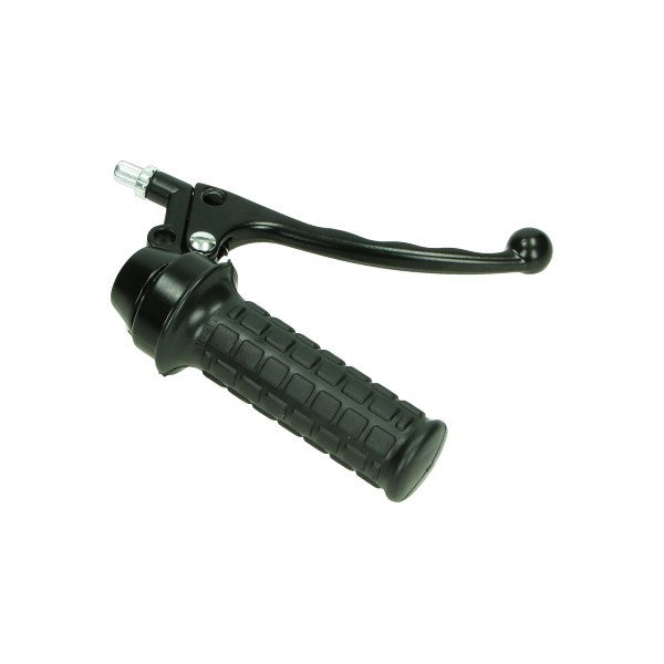 Gas-/Remhendel Lusito (Made in EU) – Compleet Rechts Zwart (A3 / Camino / Tomos A35)