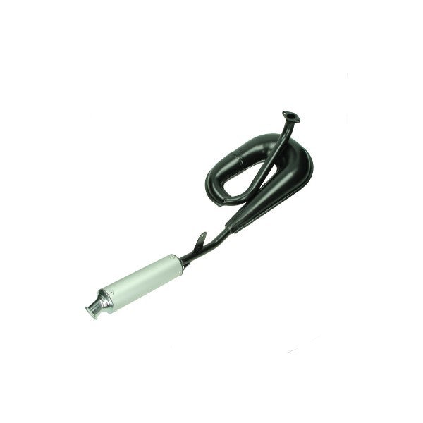 Uitlaat Tecno Circuit (Made In EU) Zwart/alu A3, Tomos, Tomos A35