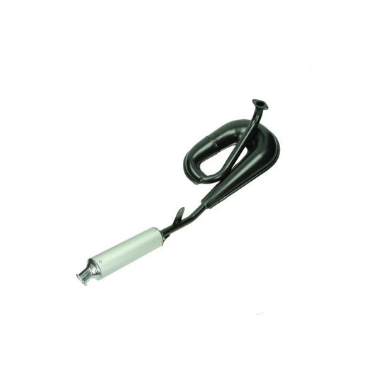 Uitlaat Tecno Circuit (Made In EU) Zwart/alu A3, Tomos, Tomos A35