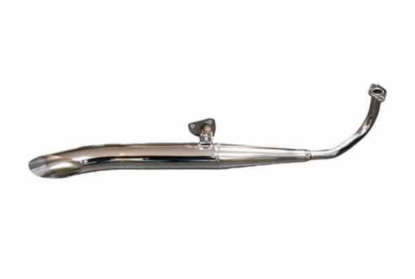 Uitlaat Jamarcol Side Pipe (Made In EU) 50cc Snel 22mm Chroom A3, Tomos A35, Tomos
