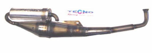 Uitlaat Tecno Rev. Estoril (Made In EU) Blank/alu A3, A35, Tomos A3