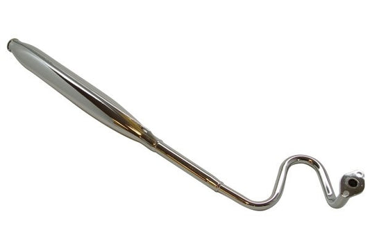 Uitlaat Standaard Model 25KM (Made In EU) 18mm Chroom A3, Tomos A35