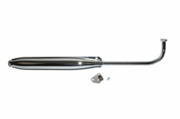 Uitlaat Standaard Model Snel EURO-2 (Made In EU) 22mm Chroom A3, Tomos A35