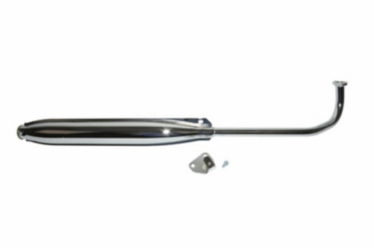 Uitlaat Standaard Model Snel EURO-2 (Made In EU) 22mm Chroom A3, Tomos A35