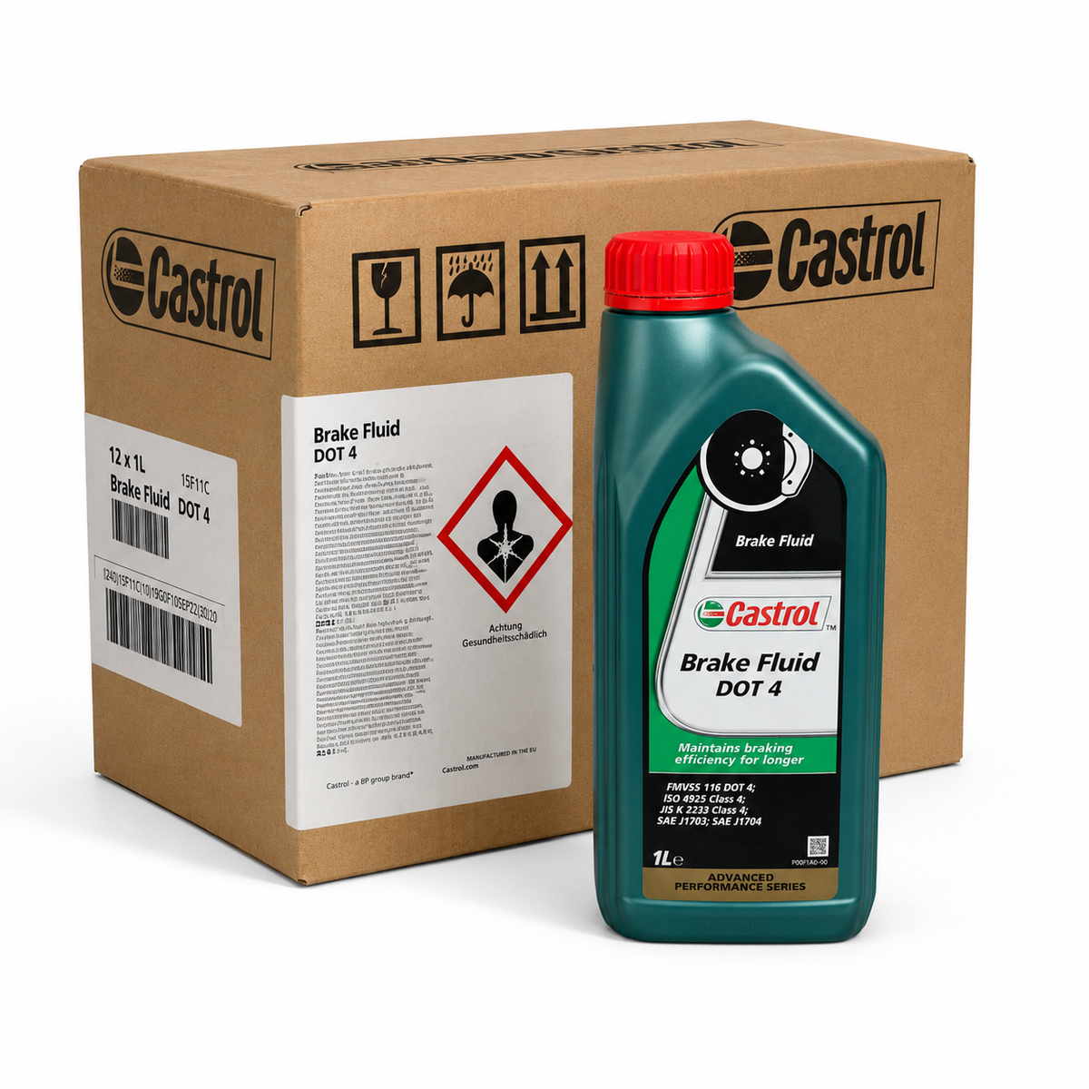 Castrol Brake Fluid DOT 4 Remvloeistof 1L 15F2CD