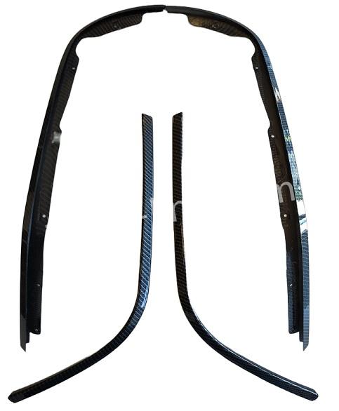 Sierlijst set bovenzijde – Vespa Sprint / Primavera carbon (5-delig)