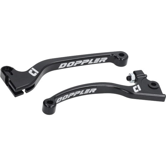 Greepset Doppler Rem + Koppeling Cnc AJP V.a 2004 >2013 Zwart Derbi, Senda, Sherco, Rieju Mrt 503804