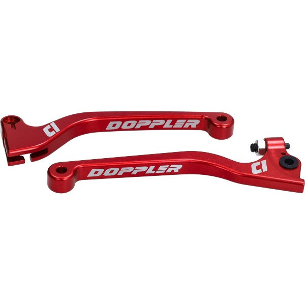 Greepset Doppler Rem + Koppeling Cnc V.a 2003 >2009 Rood Derbi, Senda R, Senda Sm, Senda X-race 503855