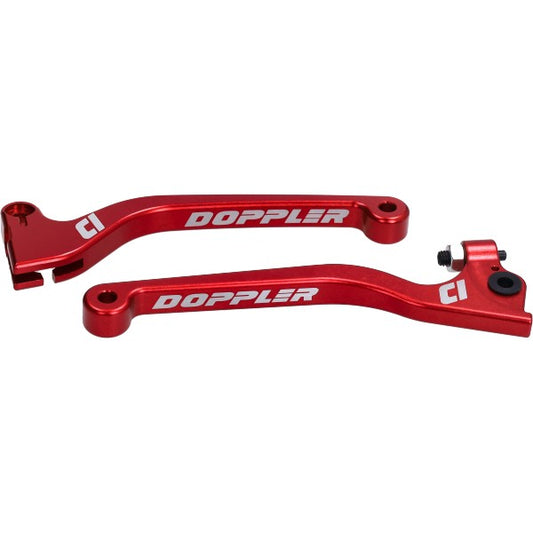 Greepset Doppler Rem + Koppeling Cnc V.a 2003 >2009 Rood Derbi, Senda R, Senda Sm, Senda X-race 503855
