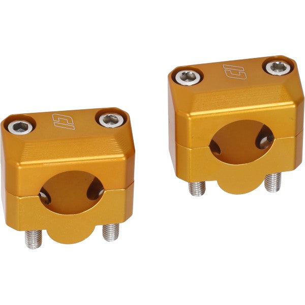 Stuurklemset Doppler (voor 28.6mm Stuur) Cross, Enduro, Super Motard Goud 500955