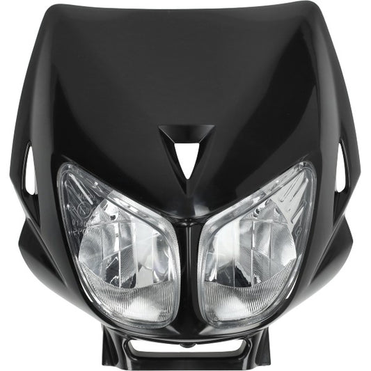 Koplampunit 101 Octane Dubbel Licht Compleet + Spoiler Zwart Beta RR50, Derbi, Rieju Mrt Sm, Senda X-treme, Senda Drd