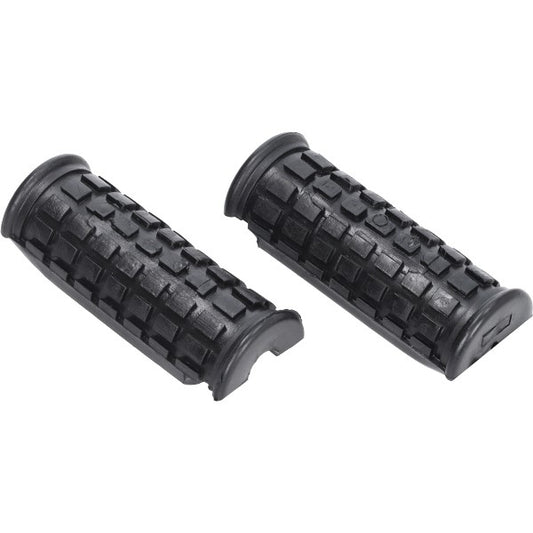 Voetsteunrubberset Zwart 2PCS Puch Macho