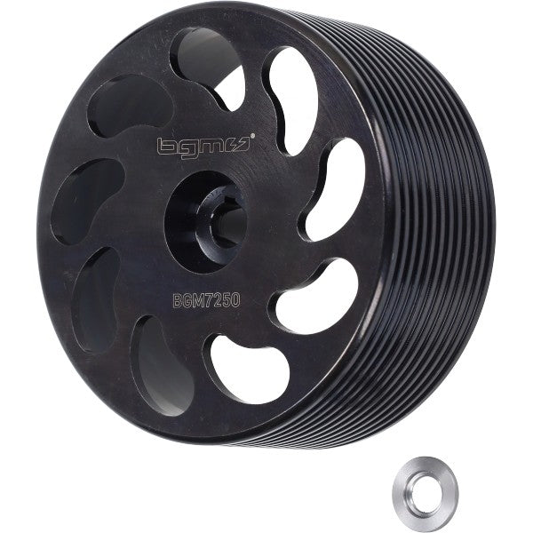 Koppelinghuis BGM PRO Achter Wiel Cnc Zwart Citta, Vespa, Ciao, Si, Bravo, Grillo BGM7250