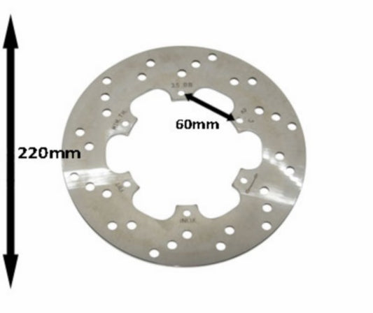 Remschijf Piaggio Origineel voor 220mm Gilera Runner, GP1, Gts 310, Gts Alle Mod., Gtv 310, Gts Super 300cc, Liberty Post, Nrg Power 56484R
