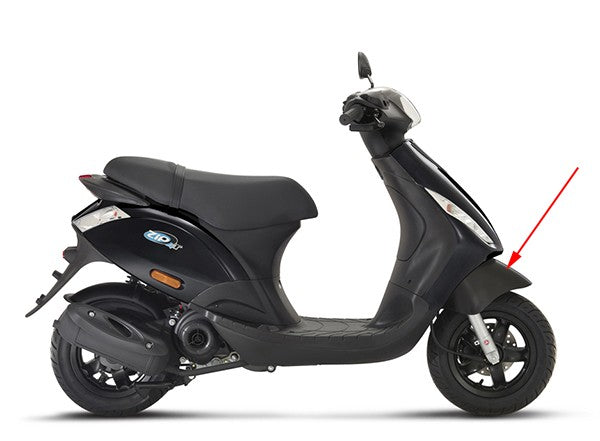 Voorspatbord Piaggio Origineel Zwart Zip 4T, ZIP2000 1B000996