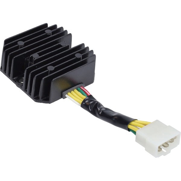 Spanningsregelaar Euro-b 6-POLIG EURO-4/5 (Zie Info) ECU SNEL Zwart Liberty IGET, Primavera, Sprint, Zip