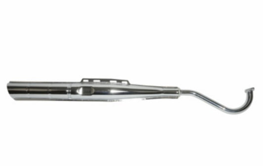 Uitlaat Tecno Origineel Model (Made In EU) 28mm Chroom Puch Maxi