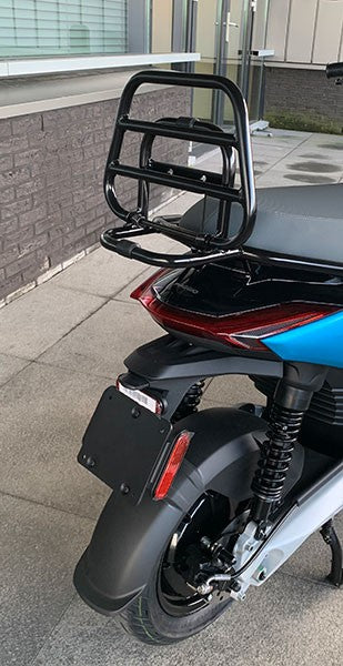 Achterdrager Regia Opklapbaar (Made In EU) Zwart Hoogglans PIAGGIO1 (One)