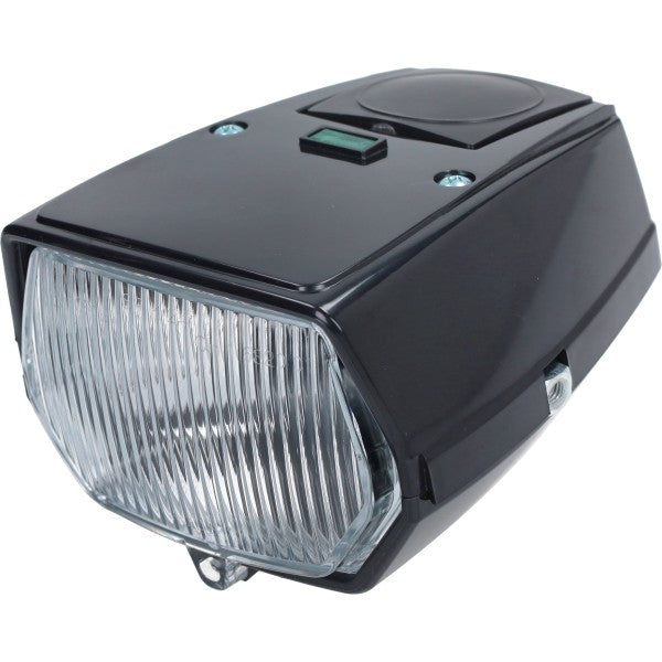 Koplamp Vierkant 115mm Zwart Puch Maxi