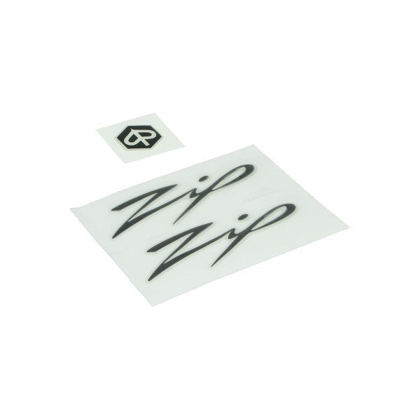 Stickerset 3D Zwart/transparant 3-DELIG Zip 2T, Zip 4T, ZIP2000
