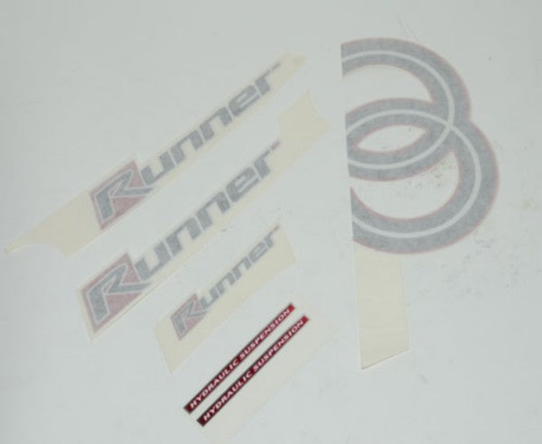 Stickerset Piaggio Origineel Gilera Runner 50, Runner 125cc 2T, Runner 125cc 4T, Runner 180cc 2T, Runner 200cc Vxr 577973