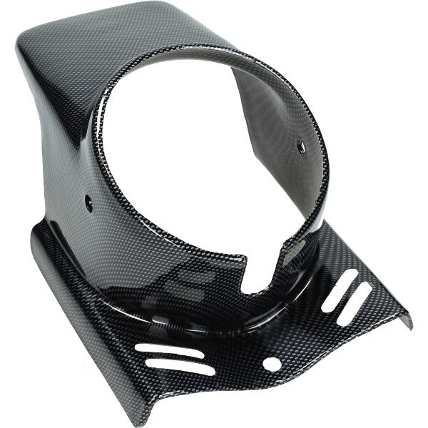 Koplamp Spoiler Rond Carbon Look Puch Maxi